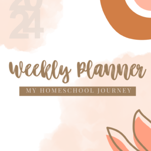 cover of digital weekly planner