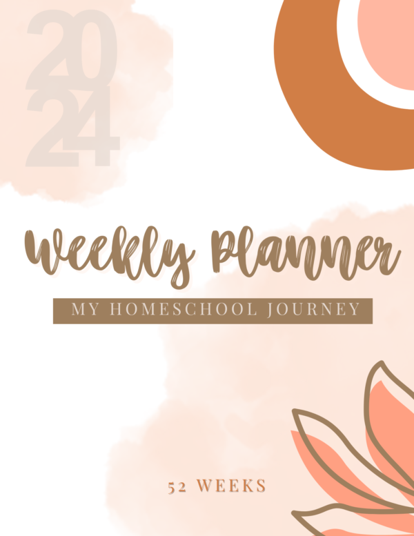 cover of digital weekly planner